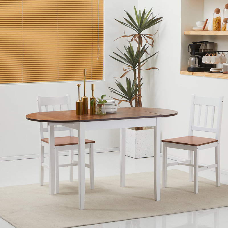 Latitude Run® 55" Solid Wood Kitchen Table | Wayfair